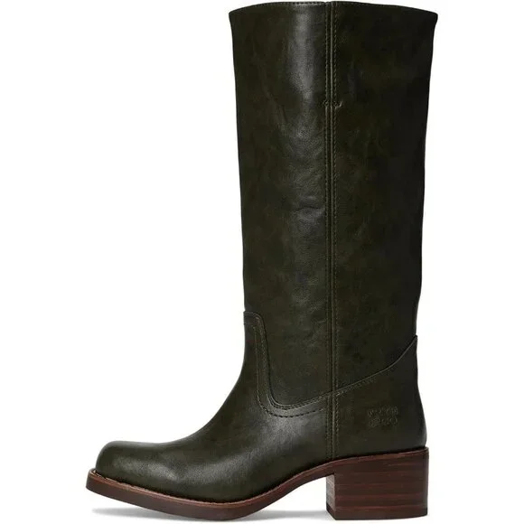 Women's Evergreen Miranda Tall Leather Boots - Elegant, Comfortable, and Trendy - Picture 4 of 7